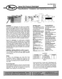 Thumbnail of document Manual - DL6 Pressure/Temperature/RH Data Logger